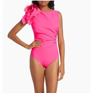 Chiara Boni La Petite Robe  Wlasi 3D Floral One-Piece Swimsuit